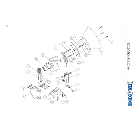 Części zamienne - Zamiatarka PL